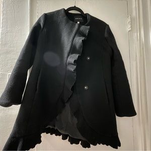 Blanc & Eclare Ruffle Coat